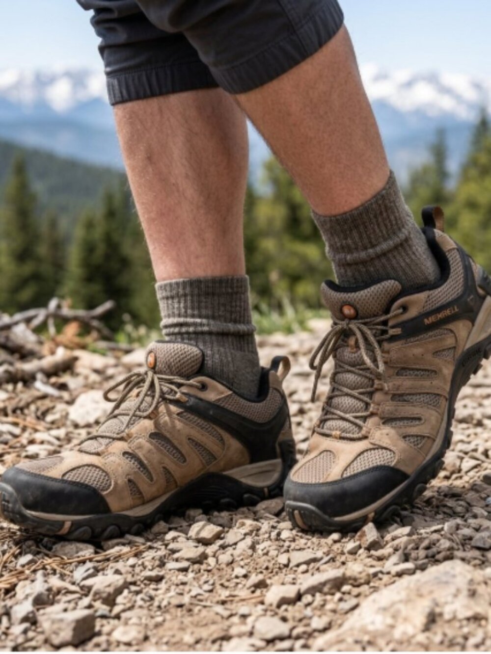 Merrell Men's Size 11 Accentor 2 Ventilator Hiking Shoes in the "Boulder" color